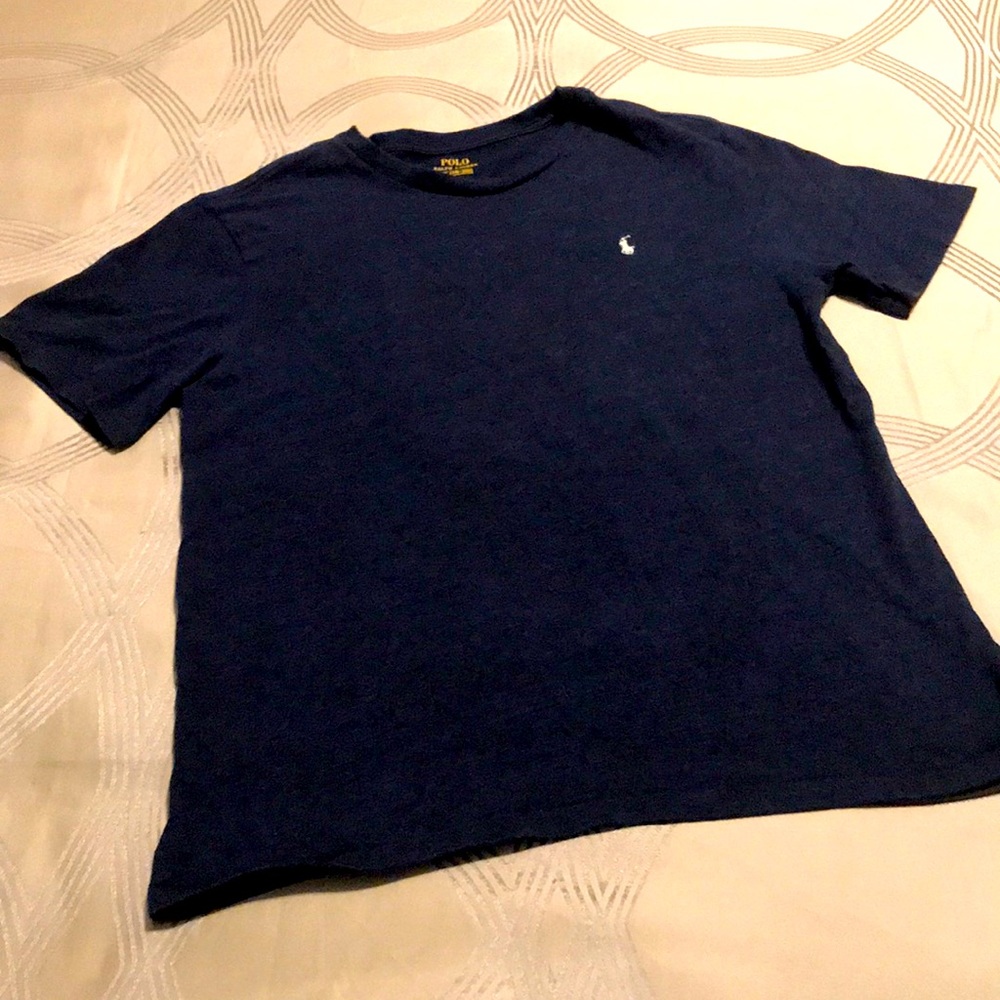 Youth XL Polo short sleeve T-shirt dark blue